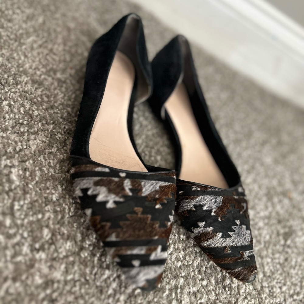 Cole Haan women’s suede western Flats